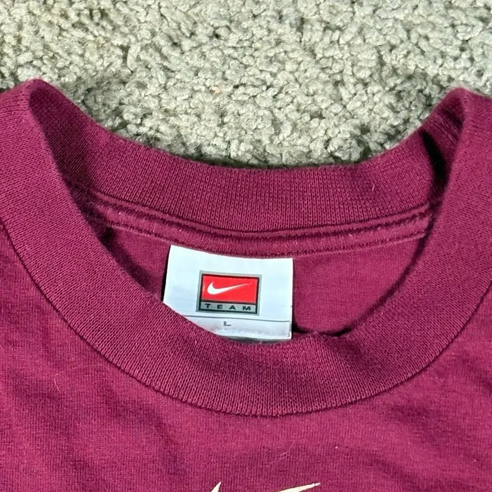 Nike Florida State Seminoles Long Sleeve Maroon College‎ NCAA Tee Mens Size L